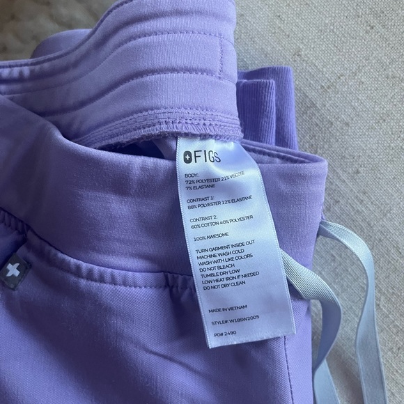 FIGS lavender dew Zamora jogger, small - Picture 5 of 7